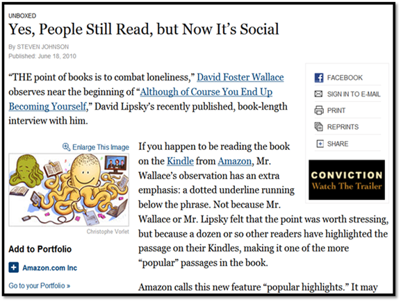 Steven Johnson: Yes, People Still Read, but Now It's Social